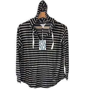 Market & Spruce striped hoodie size XSP